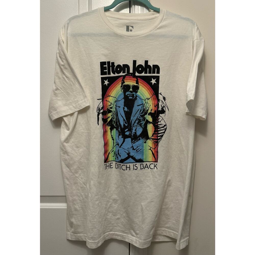 Unisex Size XL Elton John band tee- Excellent Used Condition